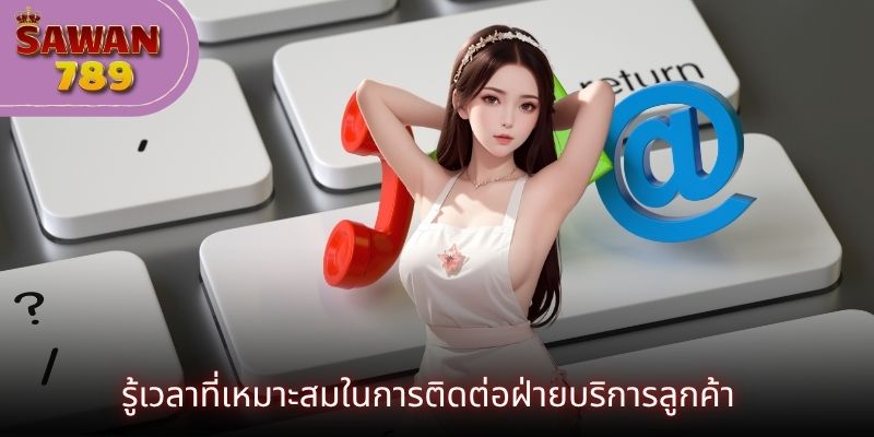 รู้เวลาที่เหมาะสมในการติดต่อฝ่ายบริการลูกค้า